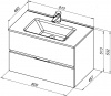Фото тумба под раковину aquanet алвита new 80 см 277517