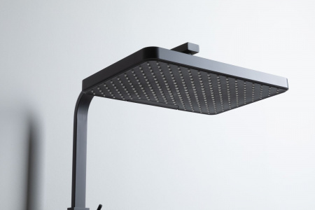 Фото душевая стойка allen brau infinity 5.21030-31 черный матовый