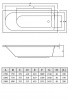 Фото акриловая ванна c-bath geba 170x75 см cbq009001