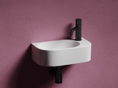 Фото раковина подвесная ceramicanova element 40.9 см, цвет: белый cn6066l