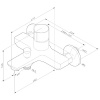 Фото смеситель для ванны и душа am.pm x-joy f85a10500
