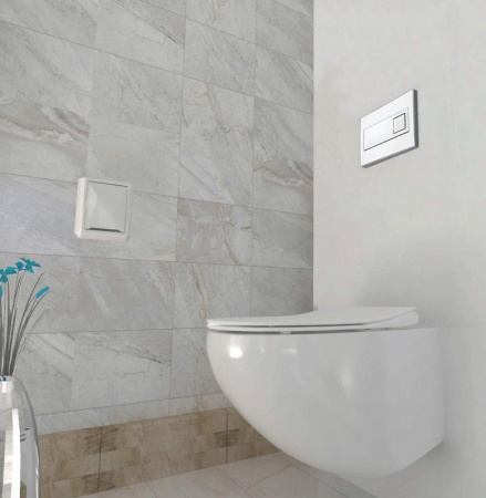 Фото унитаз с инсталяцией pestan fluenta set40006661pw