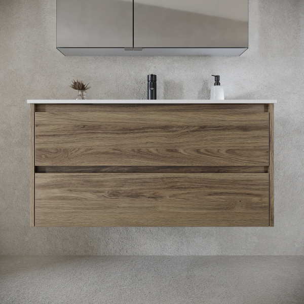 Фото тумба под раковину sancos libra 100 см, цвет: дуб чарльстон lb100ech