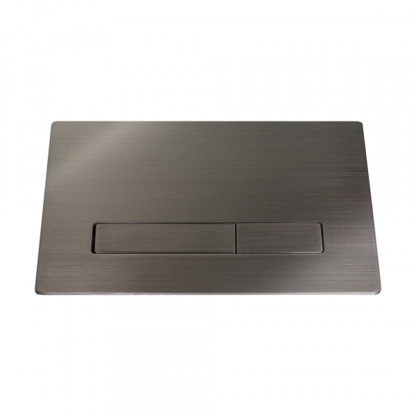 Фото клавиша смыва metal slim , pvd (gun metal)