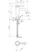 Фото смеситель для раковины ideal standard cerafine nuovo bd757xg