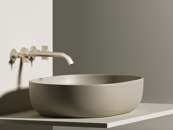 Фото раковина накладная ceramicanova element 60 см, цвет: капучино cn6047mc