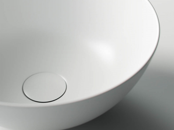 Фото раковина накладная ceramicanova element 35.8 см, цвет: белый cn6003