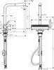 Фото смеситель для кухонной мойки hansgrohe aquno select 73836000