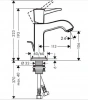 Фото смеситель для раковины hansgrohe metropol classic 31301000