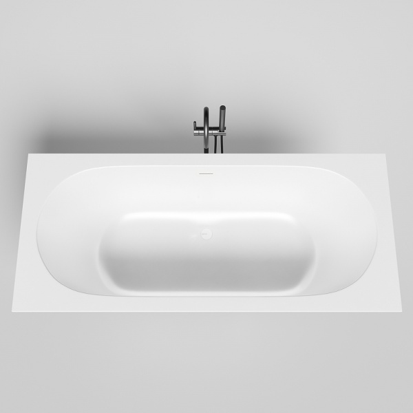 Фото ванна из искусственного камня salini ornella axis kit 170x75 см 103513g глянцевая