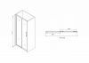 Фото душевая дверь abber schwarzer diamant 180 см ag30180bh