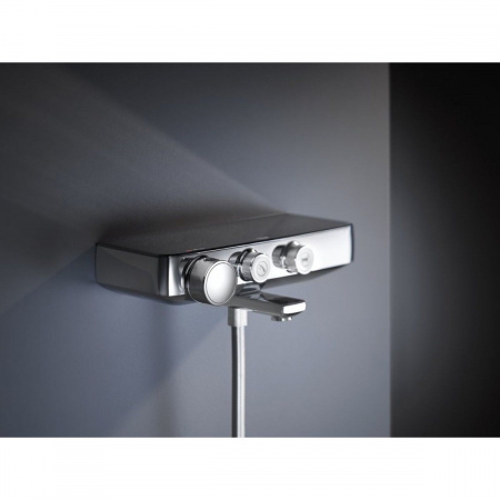 Фото термостатический смеситель для ванны grohe grohtherm smartcontrol 34718000