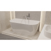 Фото ванна из искусственного камня whitecross pearl b 155x78 см 0215.155078.100