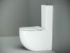 Фото унитаз-компакт, безободковый без бачка ceramicanova metropol cn4001-b