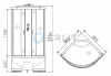 Фото душевая кабина erlit er3508tp-c4 rus 80x80 см
