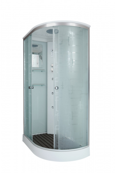 Фото душевая кабина dto 120x80 см em1512lgm+el с гидромассажем и электрикой
