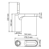 Фото смеситель для раковины wasserkraft kammel 1800 1803