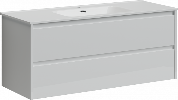Фото тумба под раковину sancos libra 120 см, цвет: белый lb120-1w