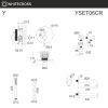Фото душевой набор со встроенным смесителем whitecross y yset06cr, цвет: хром