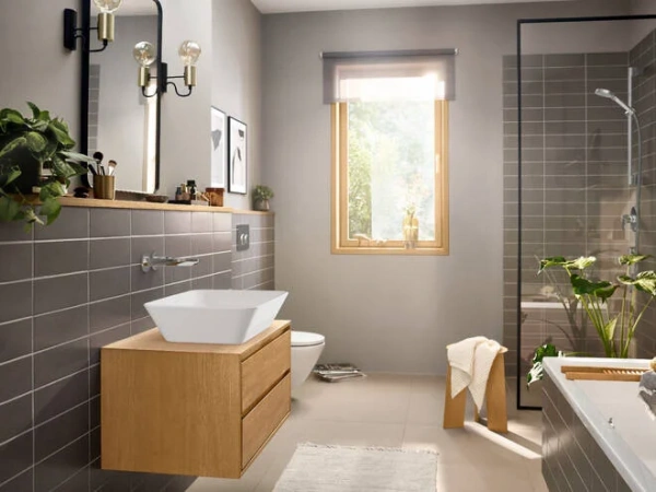 Фото смеситель для раковины hansgrohe rebris e 72568000