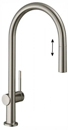Фото смеситель для кухонной мойки hansgrohe talis 72802800