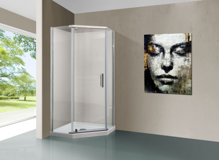 Фото душевой уголок vincea stresa 90x90 см vsp-1s900cl