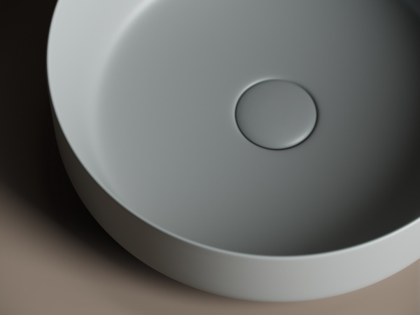 Фото раковина накладная ceramicanova element 39 см, цвет: антрацит cn6022mh