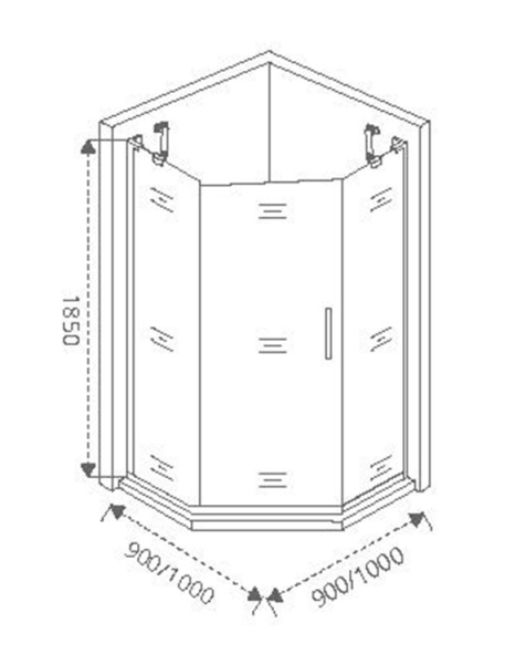 Фото душевое ограждение good door mokka pnt-90-c-we 90 см мк00014
