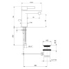 Фото смеситель для биде webert doremi dr840102345