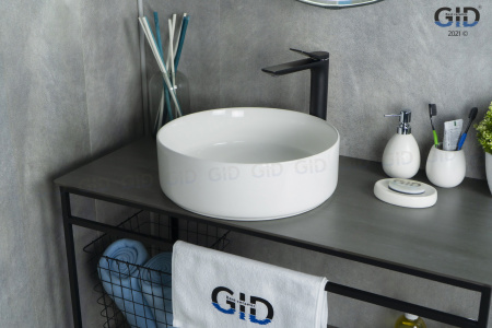 Фото раковина накладная gid n9424 40 см