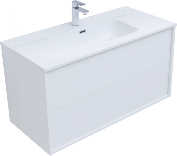 Фото тумба под раковину aquanet lino 100 см 287544