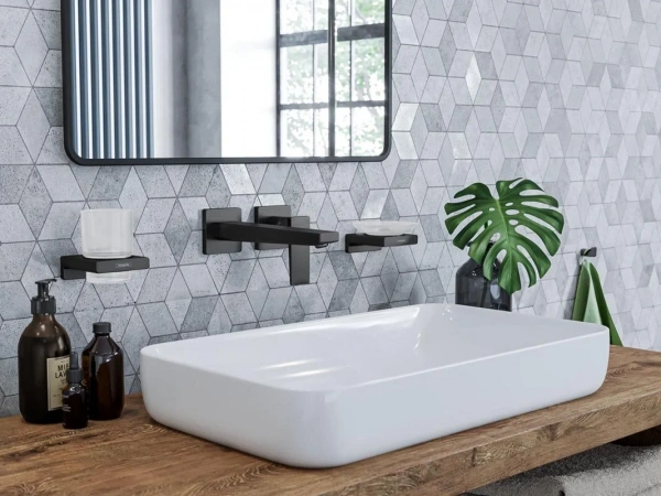 Фото смеситель для раковины hansgrohe metropol 32526340