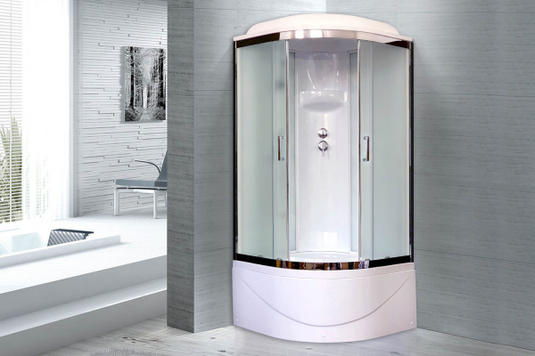 Фото душевая кабина royal bath вк rb90bk6-wc-ch  90x90 см