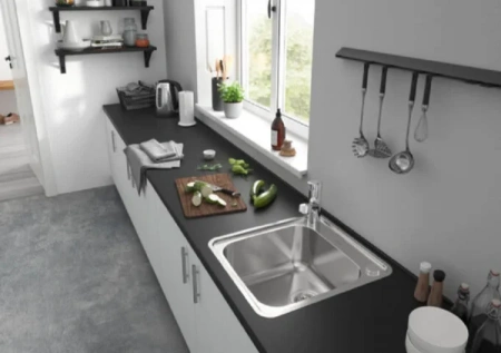 Фото смеситель для кухонной мойки hansgrohe focus 71829000