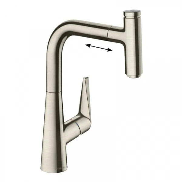 Фото смеситель для кухонной мойки hansgrohe talis select 73852800