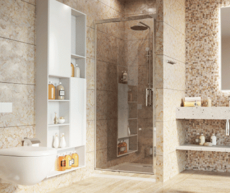 Фото душевая дверь wasserkraft salm 90 см 27i04