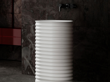 Фото раковина напольная abber stein 58 см as2550-h