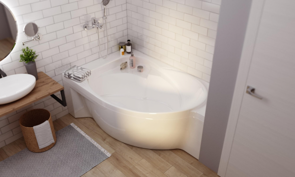 Фото акриловая ванна 1marka ergonomika 175x110 см l