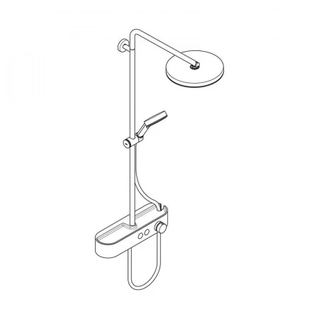Фото душевая стойка hansgrohe pulsify 24221700