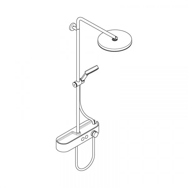 Фото душевая стойка hansgrohe pulsify 24220670