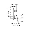 Фото смеситель для ванны hansgrohe logis 71407670