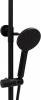 Фото душевая стойка allen brau eclipse 5.e1006-31 черный матовый