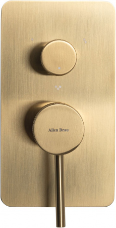 Фото смеситель для ванны allen brau priority 5.31a11-gb золото