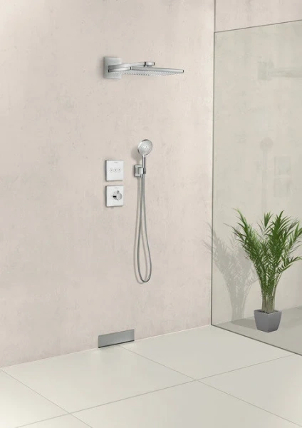 Фото термостатический смеситель для душа hansgrohe shower select 15734400_vstv