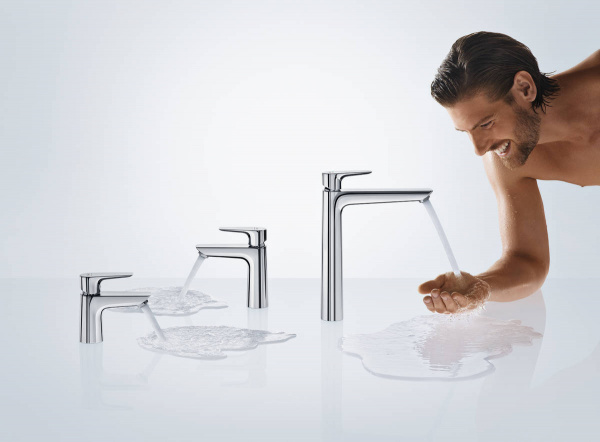 Фото смеситель для раковины hansgrohe talis select e 71700000