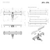 Фото душевой трап am.pm masterflow 60 см w01sc-u11-060-04bm