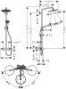 Фото душевая стойка hansgrohe croma select s 26890140