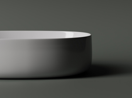 Фото раковина накладная ceramicanova element 54 см, цвет: белый cn5023