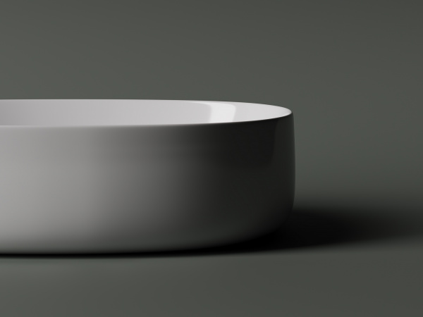 Фото раковина накладная ceramicanova element 54 см, цвет: белый cn5023