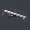 Фото душевой трап am.pm masterflow 80 см w01sc-u11-080-04sb